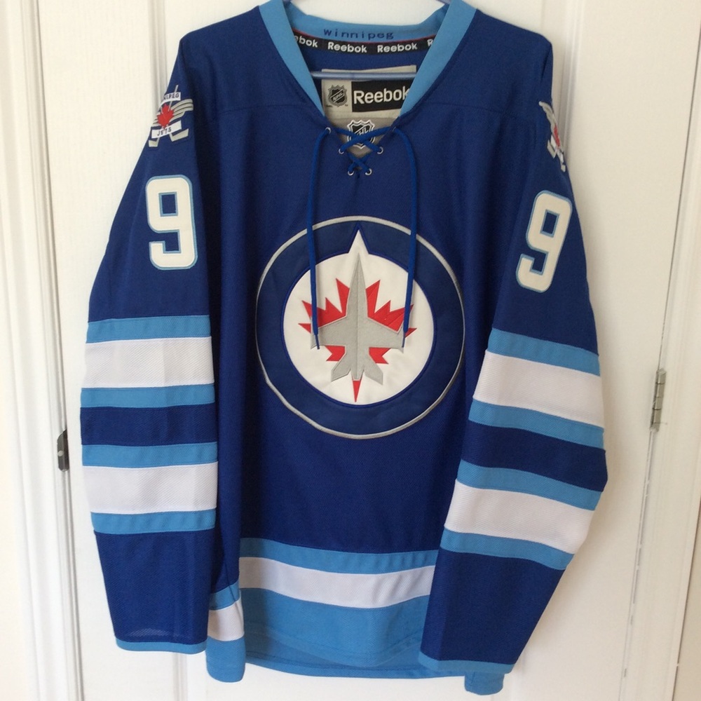 NWOT - KANE #9 -New Authentic Reebok Winnipeg Jets